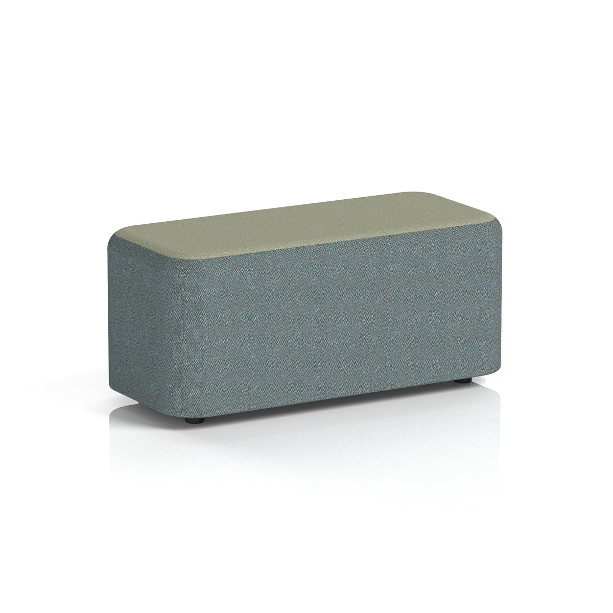Commercial Rectangular Stool – Two Tone | Crib 5 Contract Main Line Flax - Westminster Body Newbury Top - Industrious Decor