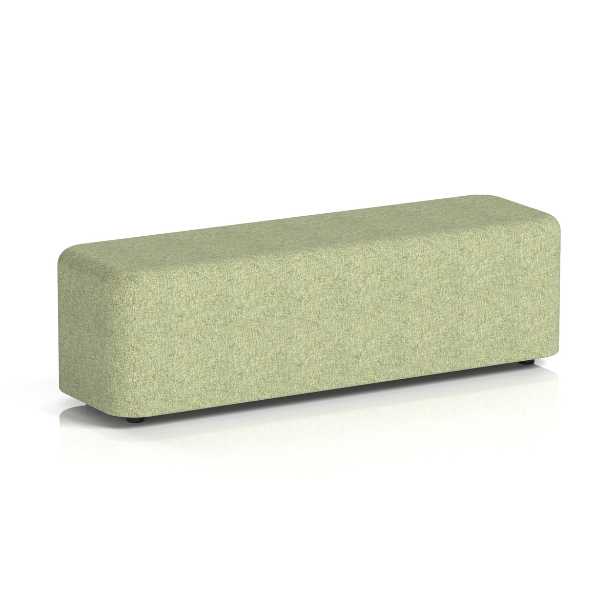 Commercial Large Rectangular Stool – Single Tone | Crib 5 Contract Large Rivet - Burnish Body And Top - Industrious Decor