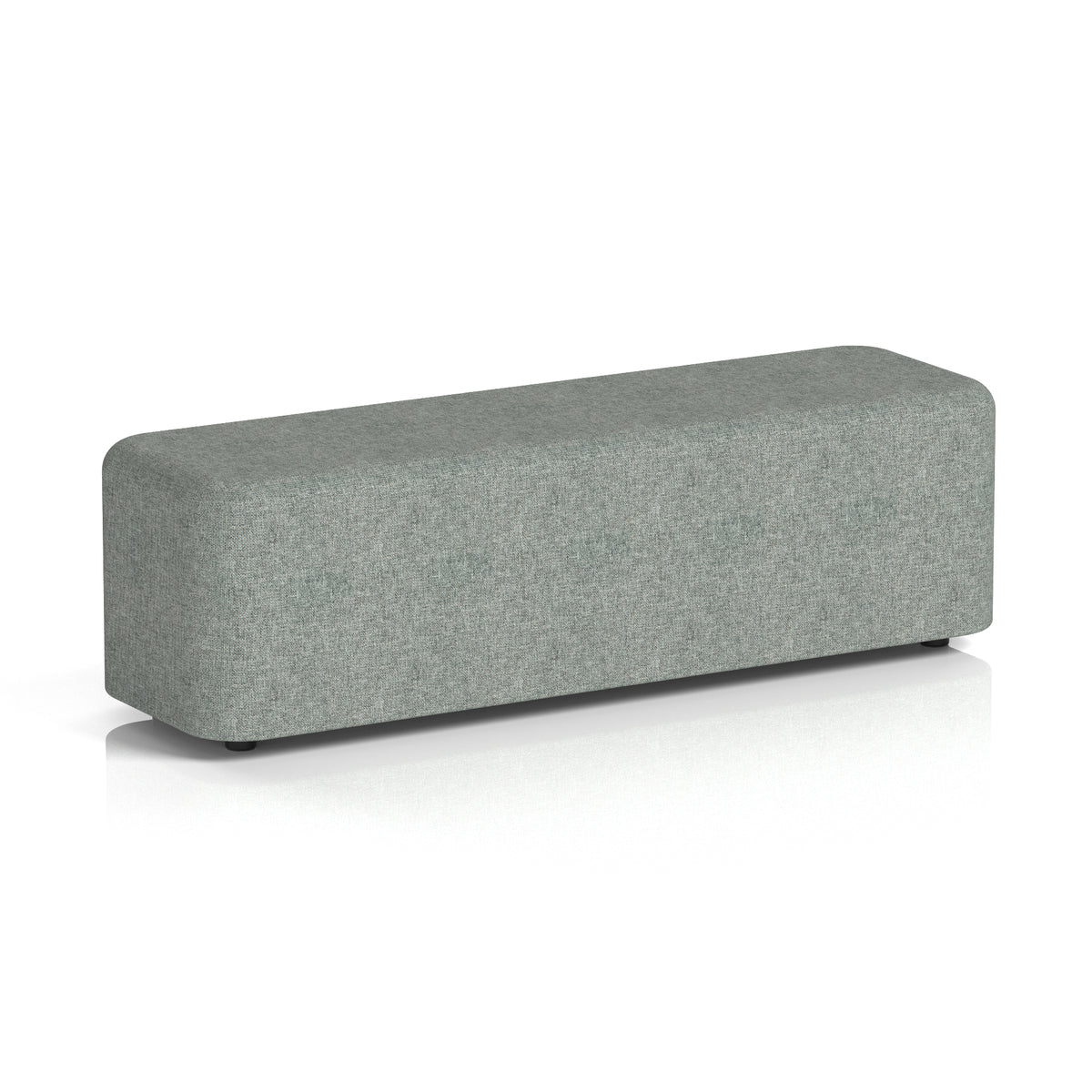 Commercial Large Rectangular Stool – Single Tone | Crib 5 Contract Large Rivet - Prime Body And Top - Industrious Decor