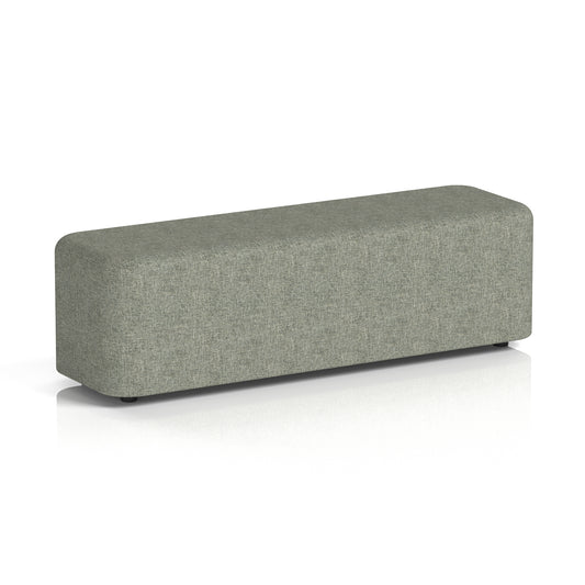Commercial Large Rectangular Stool – Single Tone | Crib 5 Contract Large Rivet - Vitreous Body And Top - Industrious Decor