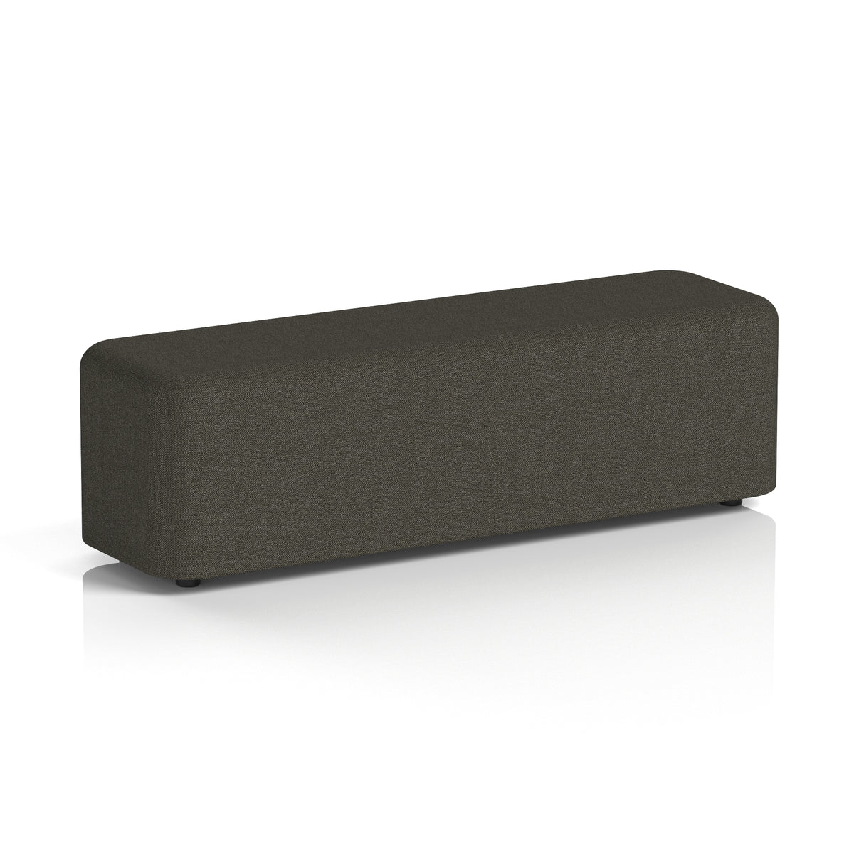 Commercial Large Rectangular Stool – Single Tone | Crib 5 Contract Large Main Line Flax - Temple Body And Top - Industrious Decor