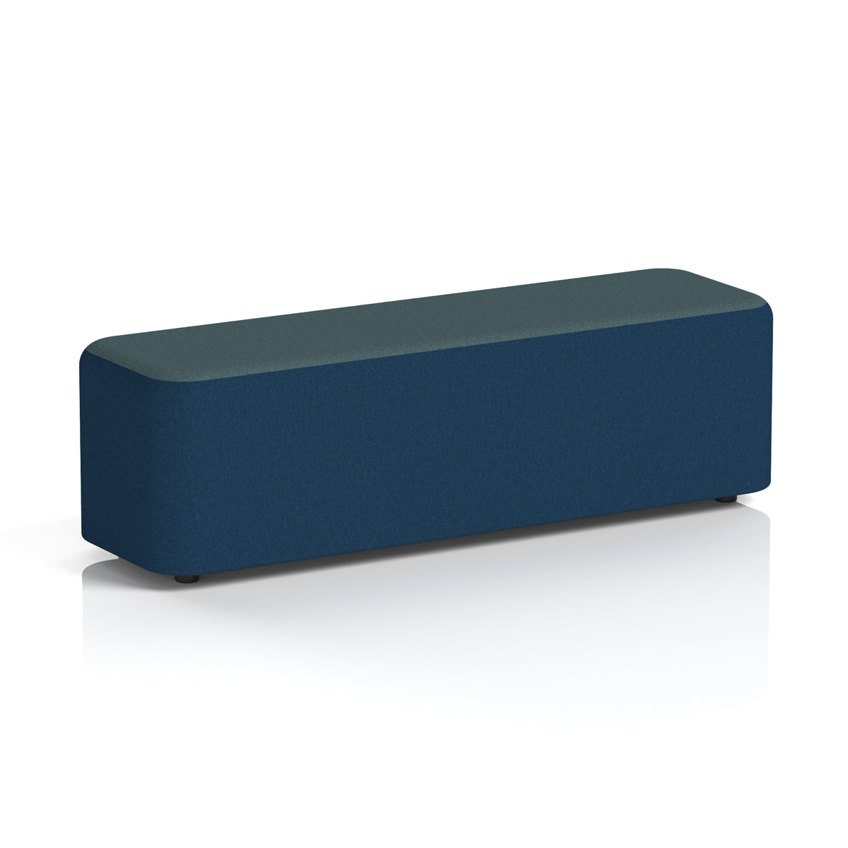 Commercial Large Rectangular Stool – Two Tone | Crib 5 Contract X2 - Calculus Body Polygon Top - Industrious Decor