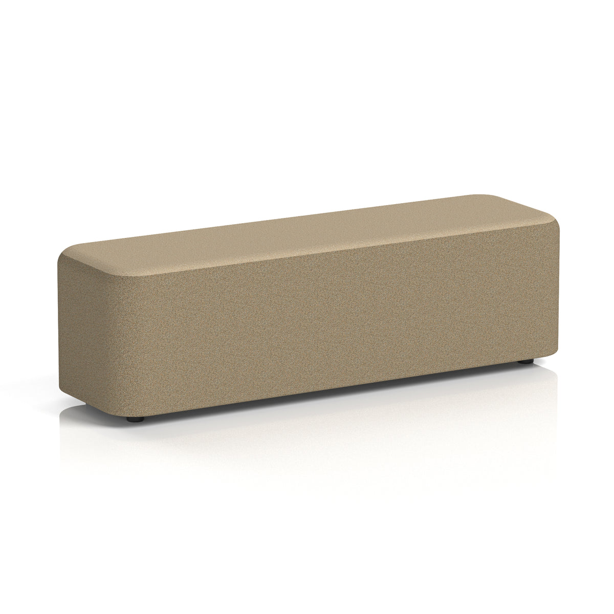 Commercial Large Rectangular Stool – Two Tone | Crib 5 Contract Main Line Flax - Bank Body Upminster Top - Industrious Decor