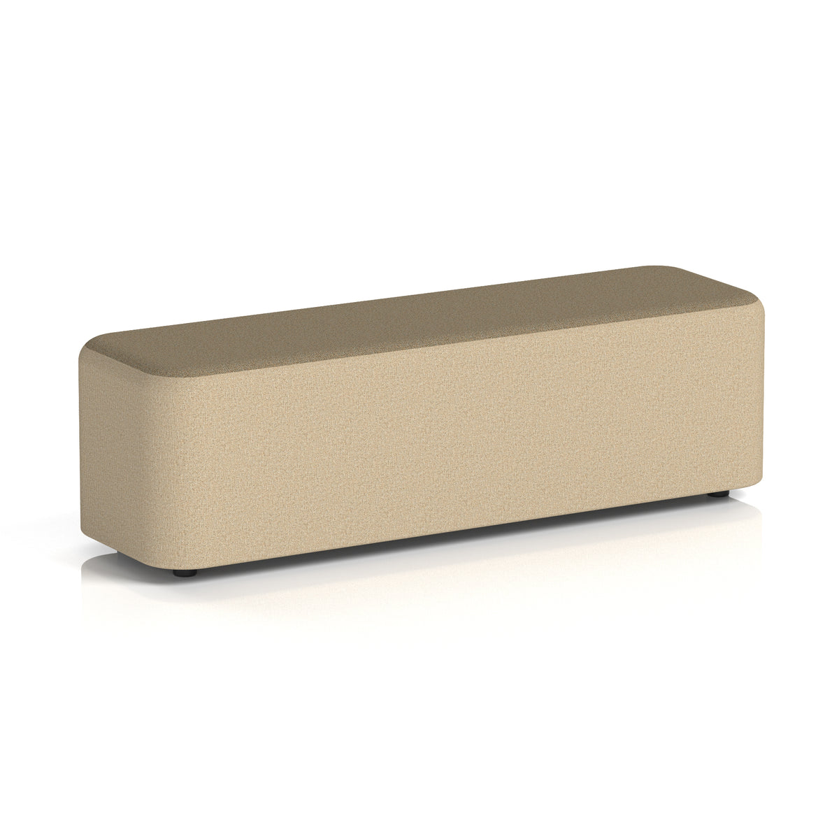 Commercial Large Rectangular Stool – Two Tone | Crib 5 Contract Main Line Flax - Upminster Body Bank Top - Industrious Decor