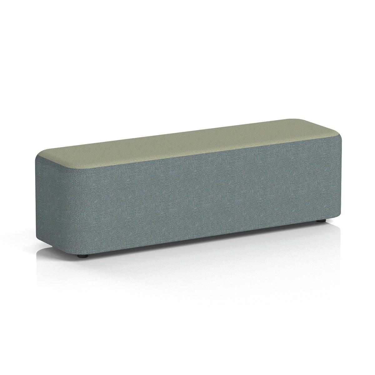Commercial Large Rectangular Stool – Two Tone | Crib 5 Contract Main Line Flax - Westminster Body Newbury Top - Industrious Decor