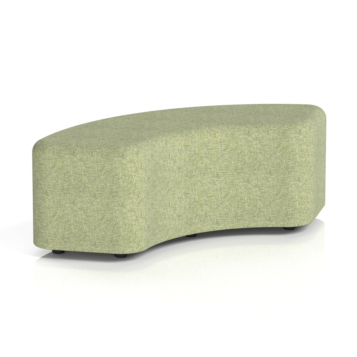 Commercial 90° Curved Stool – Single Tone | Crib 5 Contract Rivet - Burnish Body And Top - Industrious Decor