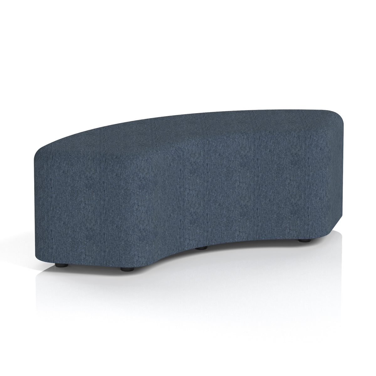 Commercial 90° Curved Stool – Single Tone | Crib 5 Contract Rivet - Crucible Body And Top - Industrious Decor