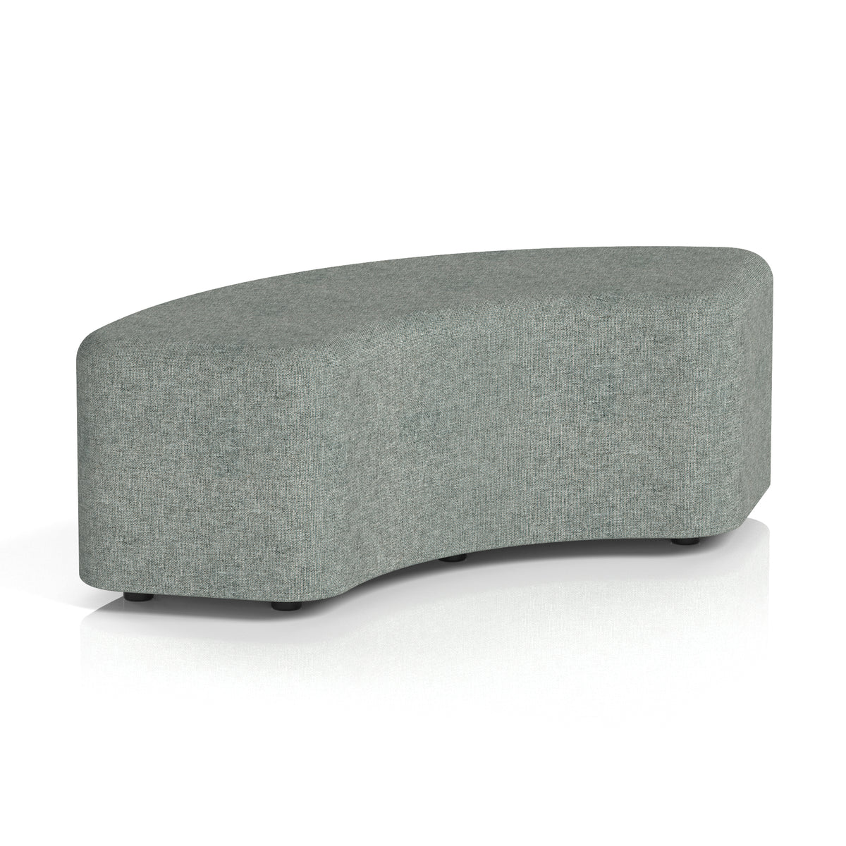 Commercial 90° Curved Stool – Single Tone | Crib 5 Contract Rivet - Prime Body And Top - Industrious Decor