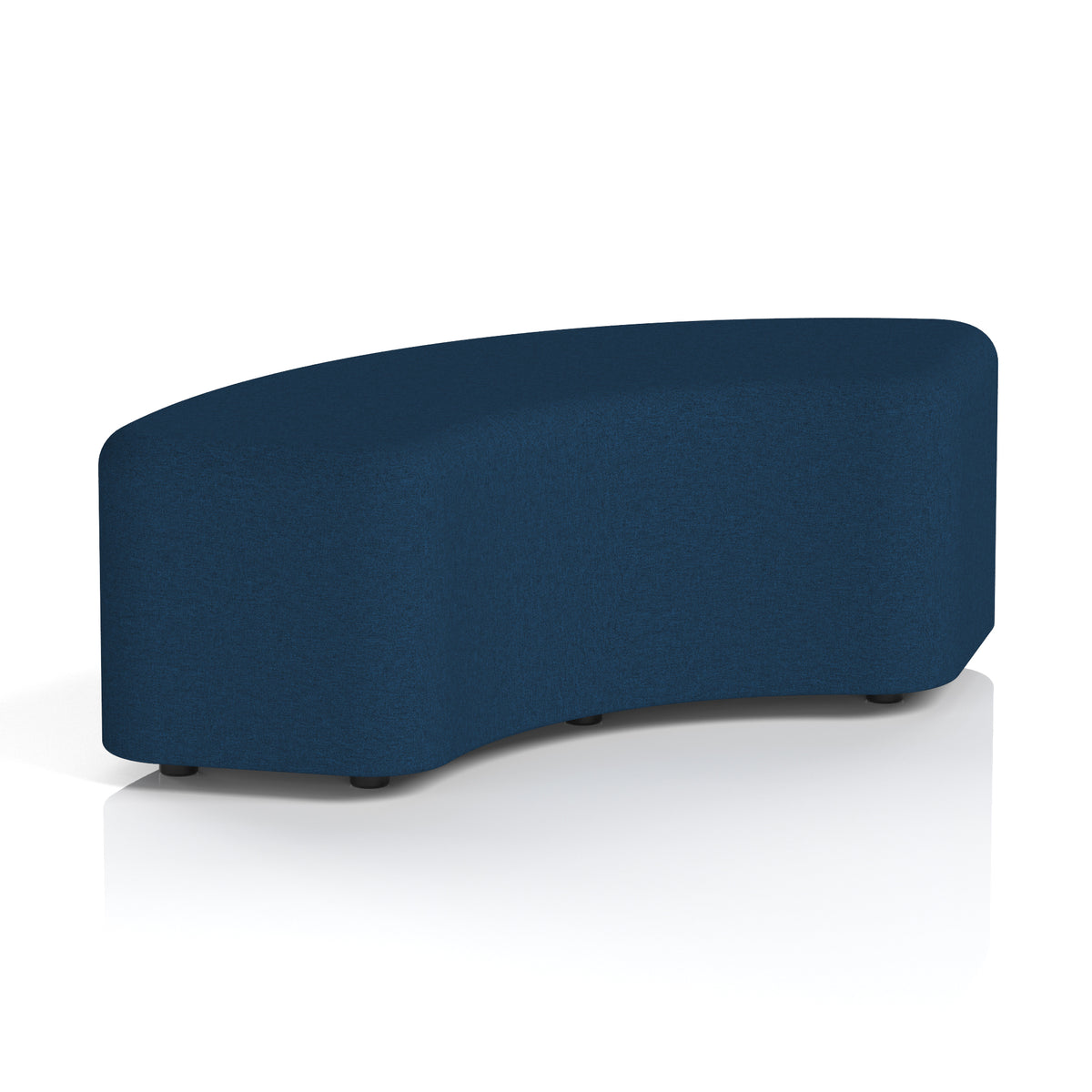 Commercial 90° Curved Stool – Single Tone | Crib 5 Contract X2 - Calculus Body And Top - Industrious Decor