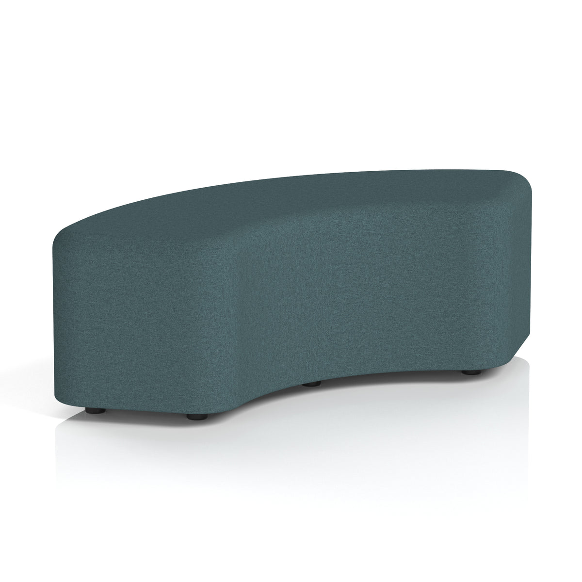 Commercial 90° Curved Stool – Single Tone | Crib 5 Contract X2 - Polygon Body And Top - Industrious Decor