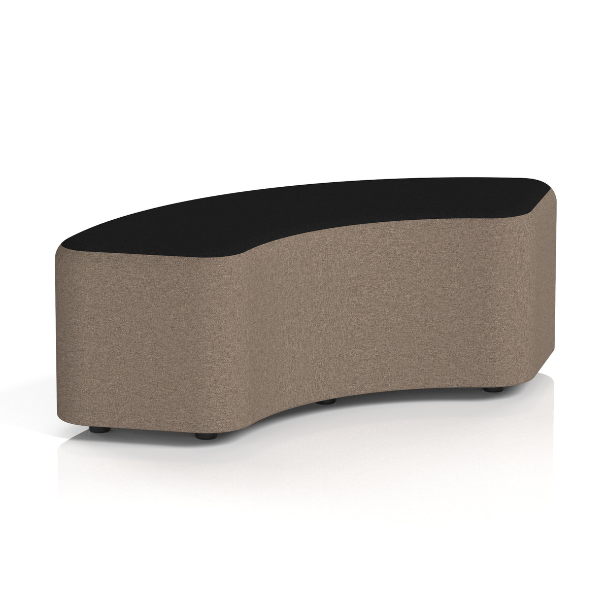 Commercial 90° Curved Stool Two Tone | Crib 5 Contract X2 - Theory Body Diameter Top - Industrious Decor