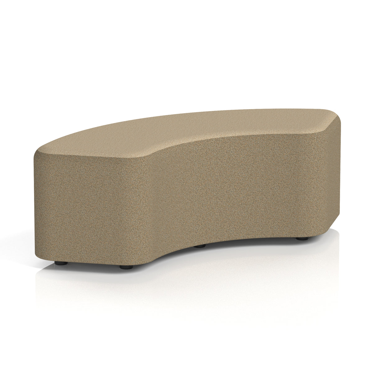 Commercial 90° Curved Stool Two Tone | Crib 5 Contract Main Line Flax - Bank Body Upminster Top - Industrious Decor