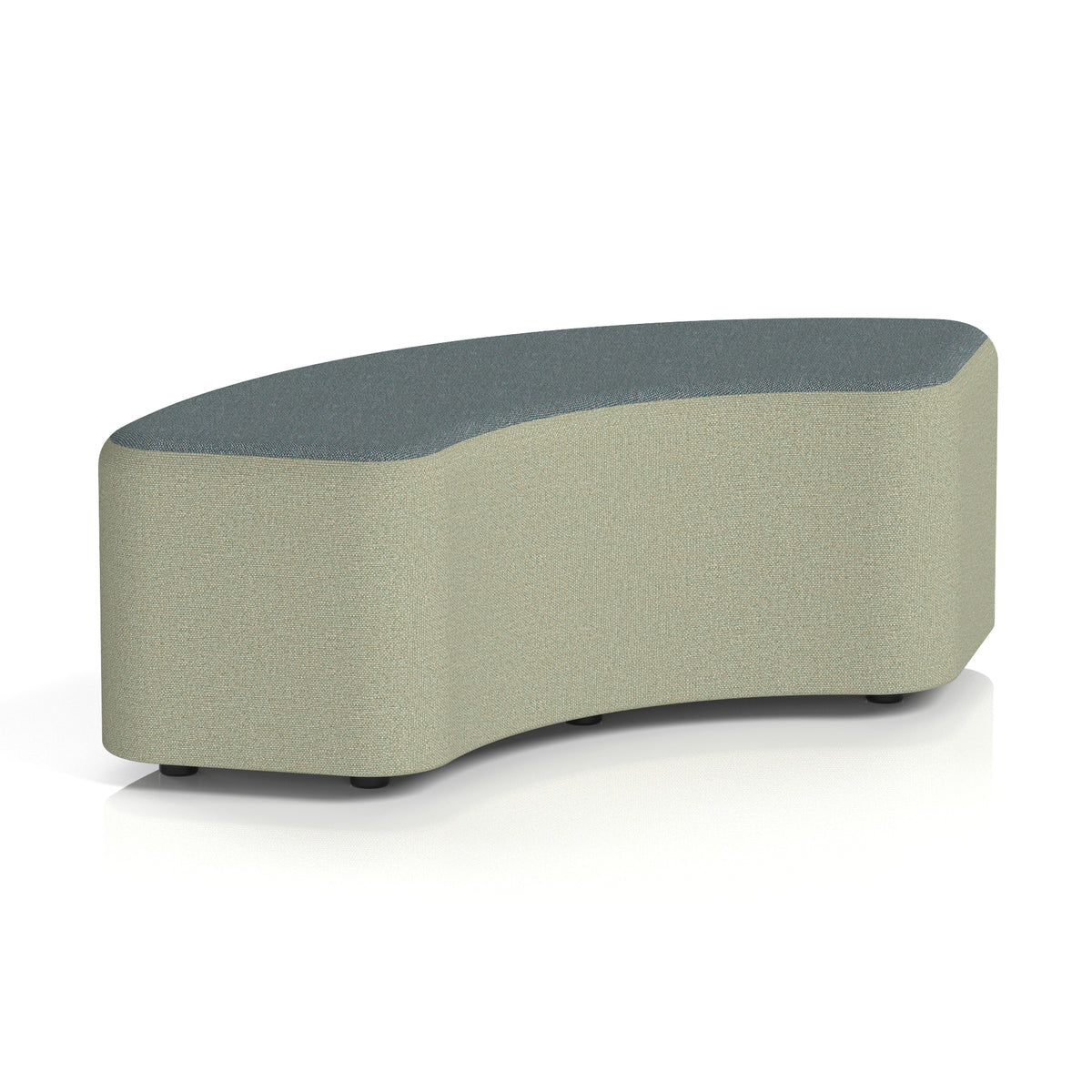Commercial 90° Curved Stool Two Tone | Crib 5 Contract Main Line Flax - Newbury Body Westminster Top - Industrious Decor