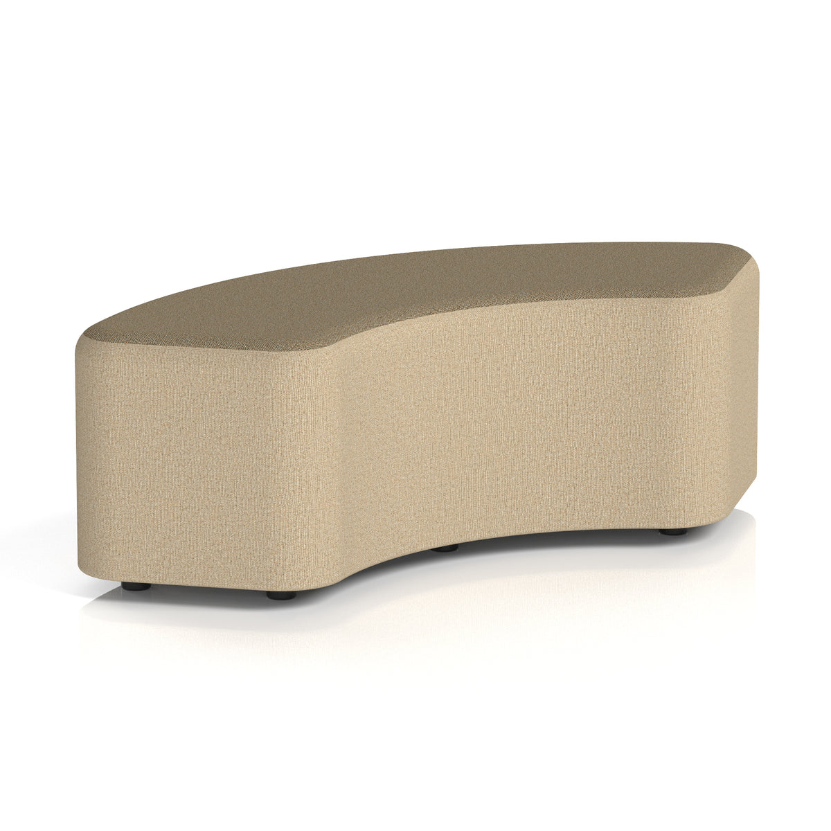 Commercial 90° Curved Stool Two Tone | Crib 5 Contract Main Line Flax - Upminster Body Bank Top - Industrious Decor