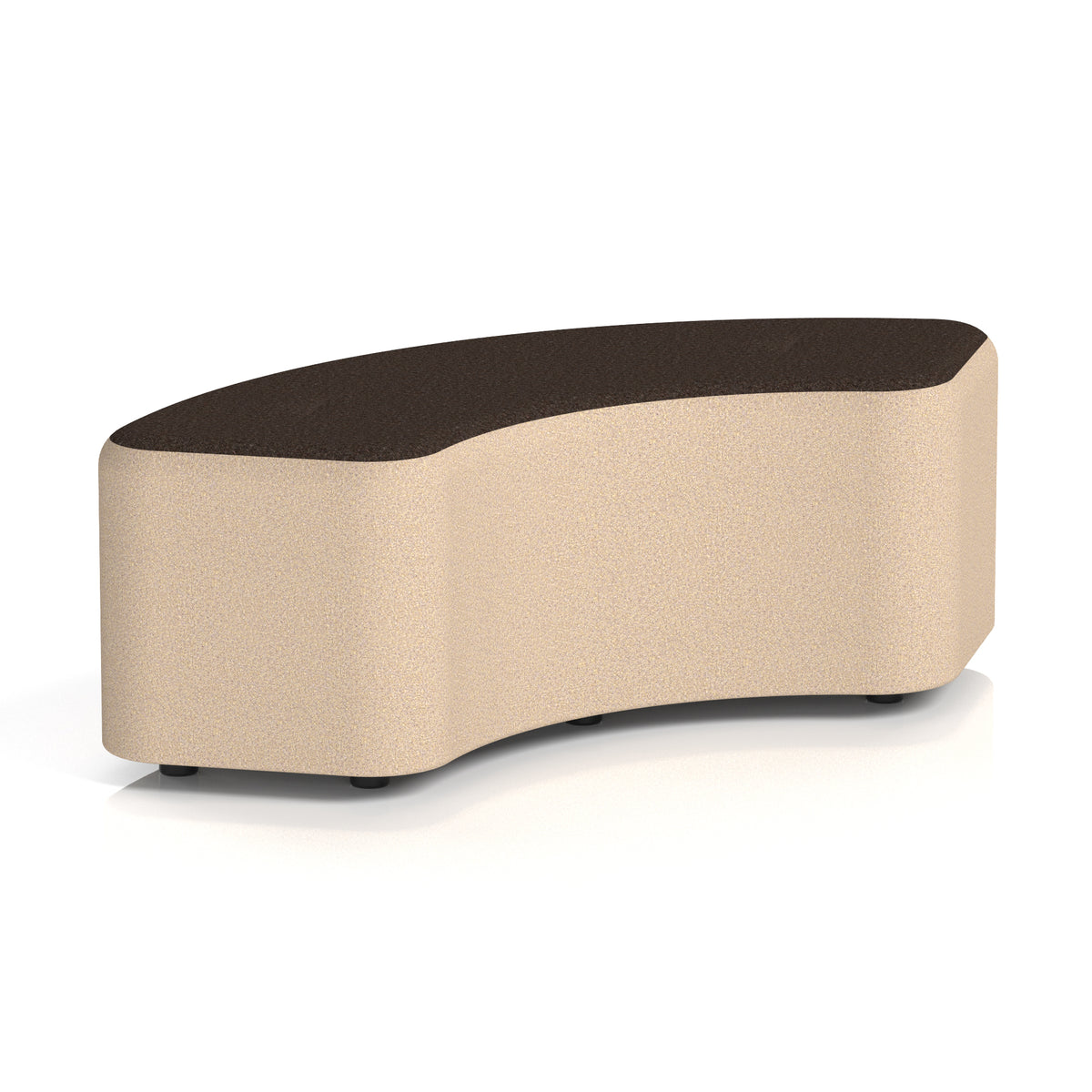 Commercial 90° Curved Stool Two Tone | Crib 5 Contract Synergy - Affix Body Wed Top - Industrious Decor