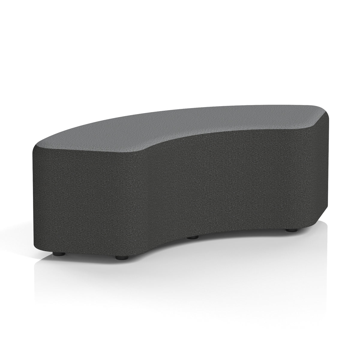 Commercial 90° Curved Stool Two Tone | Crib 5 Contract Synergy - Mix Body Partner Top - Industrious Decor