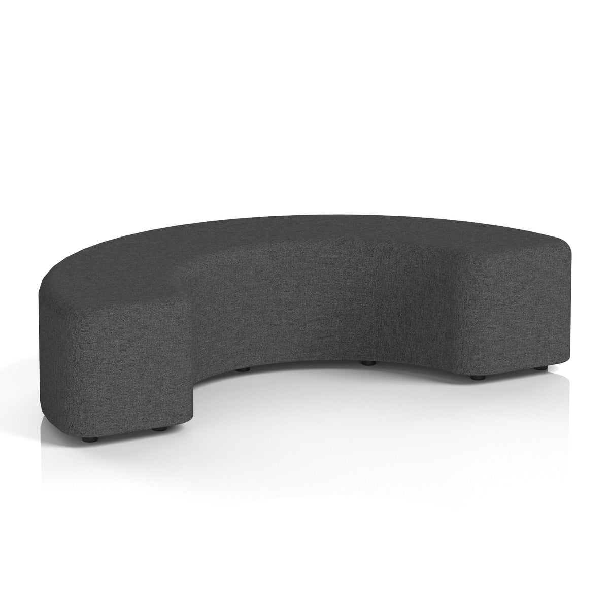 Commercial 180° Curved Stool – Single Tone | Crib 5 Contract X2 - Arithmetic Body And Top - Industrious Decor