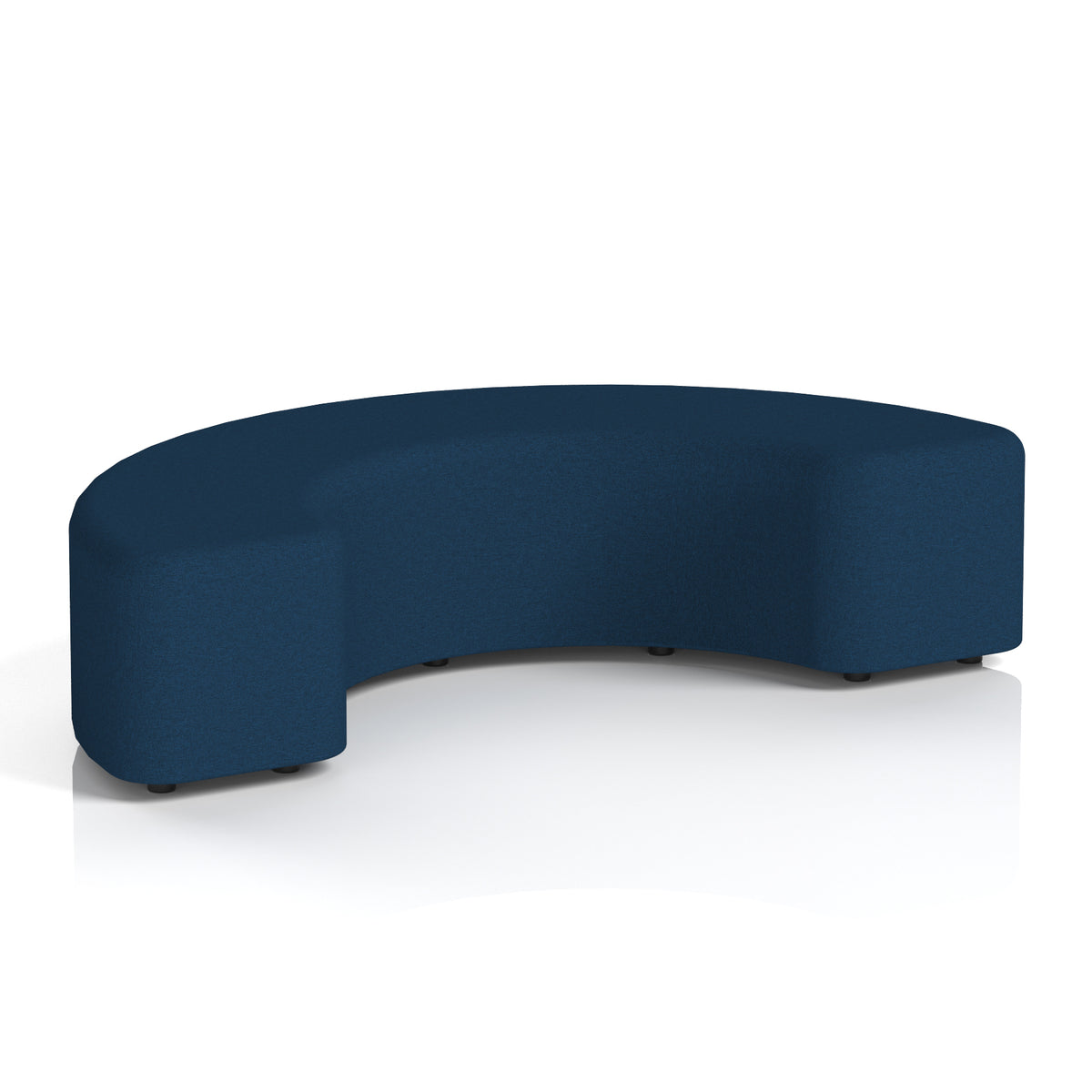 Commercial 180° Curved Stool – Single Tone | Crib 5 Contract X2 - Calculus Body And Top - Industrious Decor