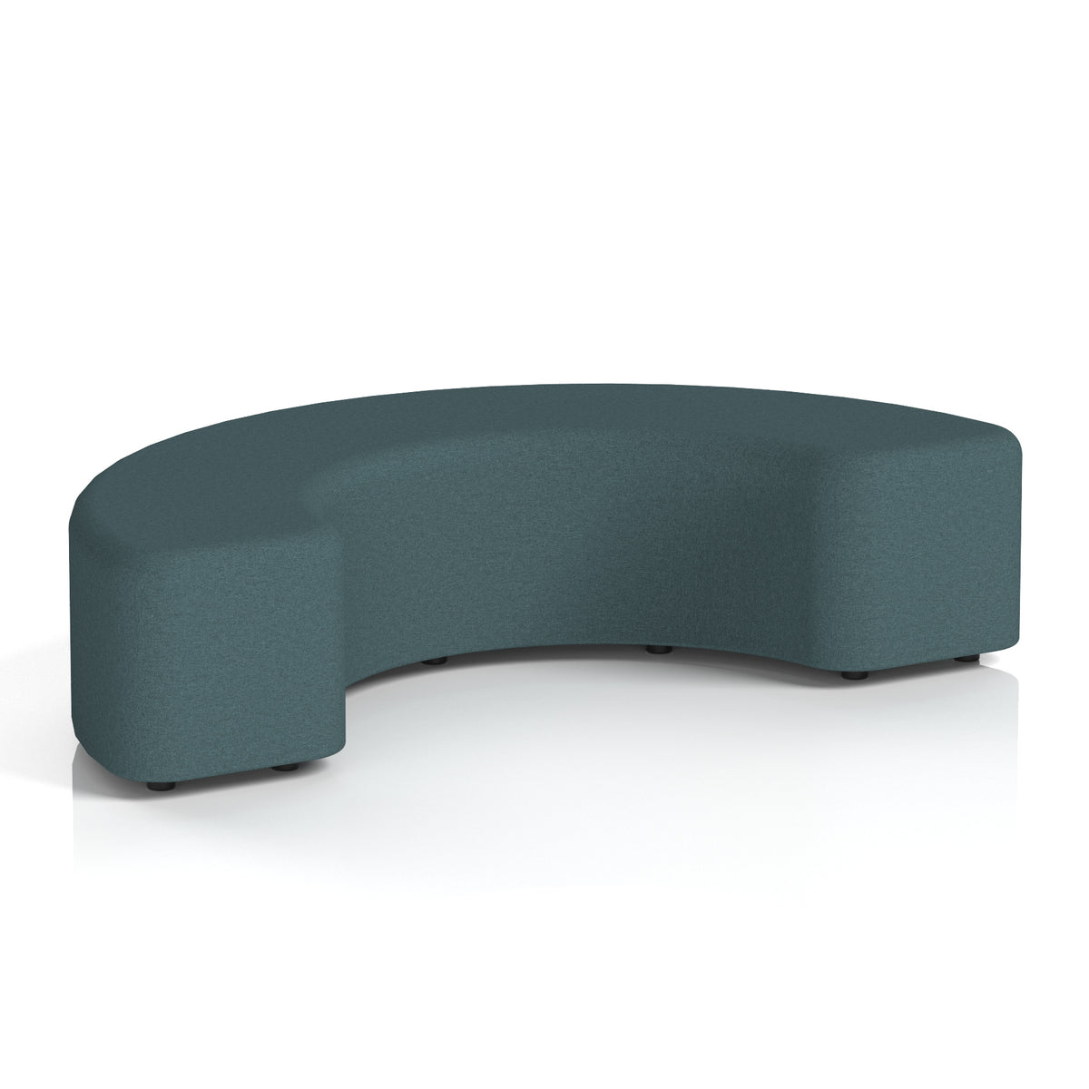 Commercial 180° Curved Stool – Single Tone | Crib 5 Contract X2 - Polygon Body And Top - Industrious Decor