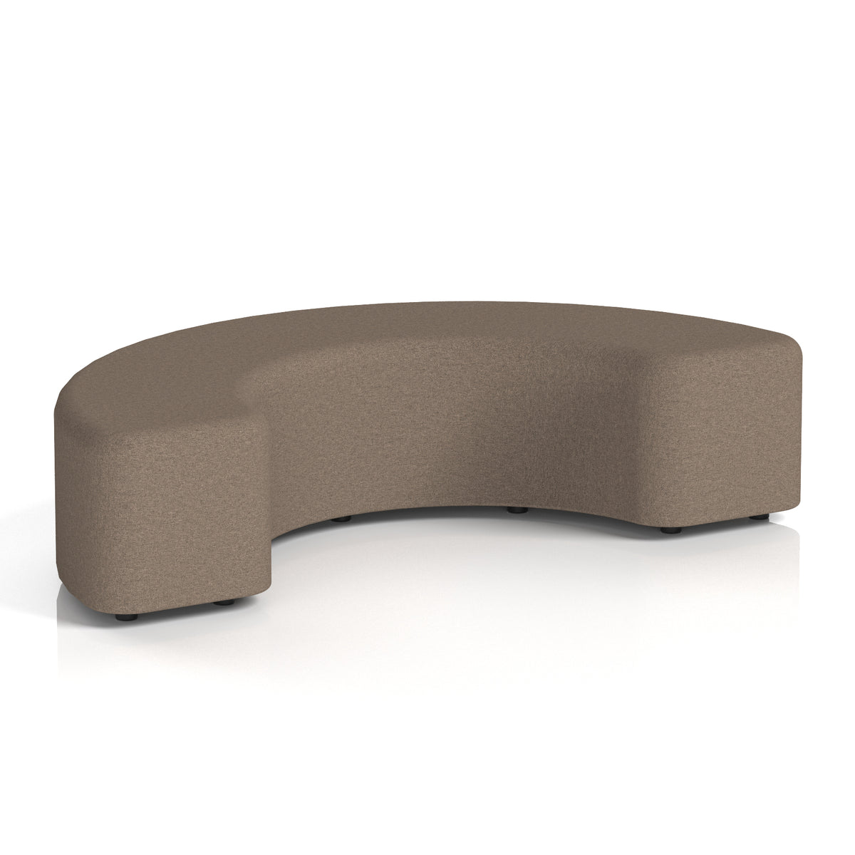 Commercial 180° Curved Stool – Single Tone | Crib 5 Contract X2 - Theory Body And Top - Industrious Decor