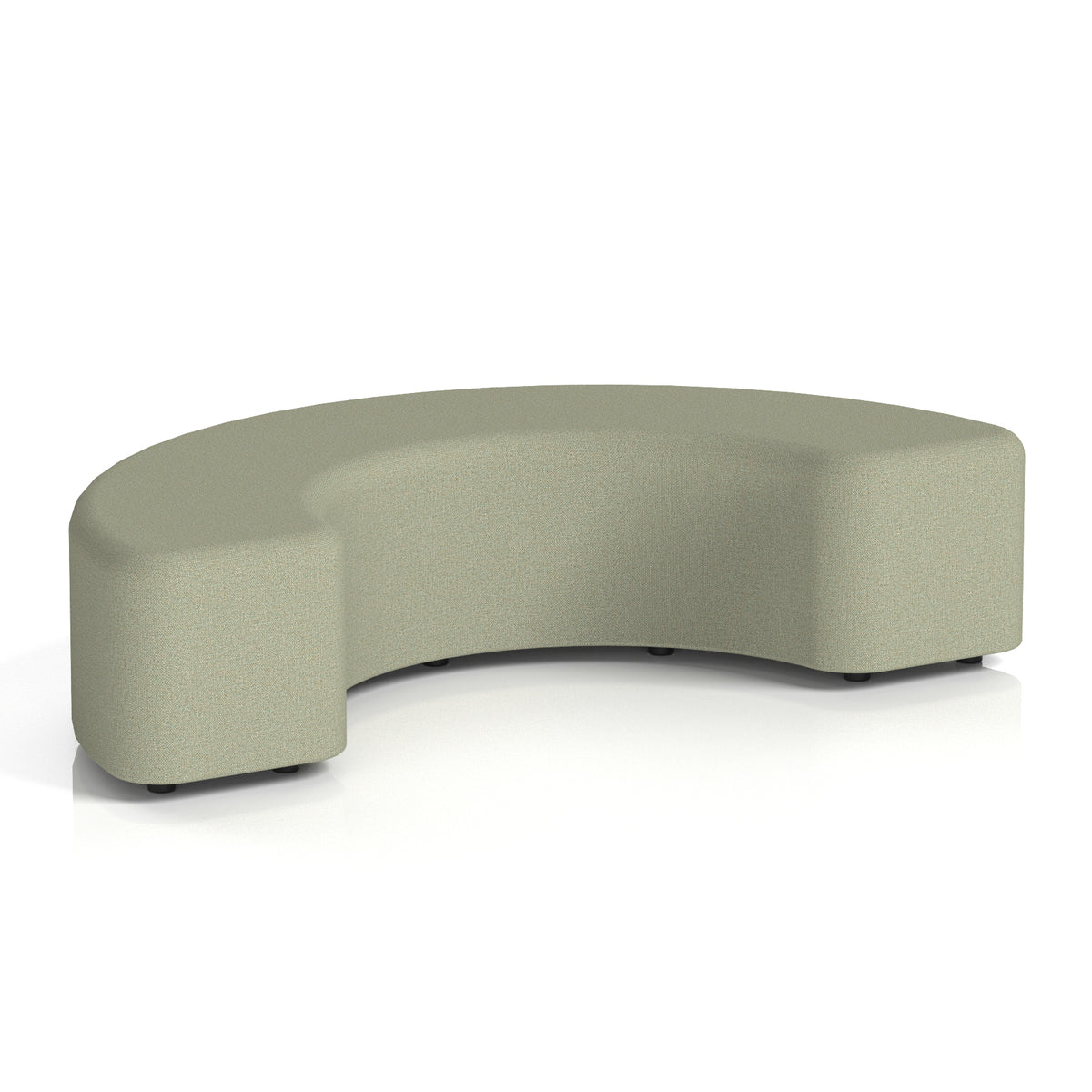 Commercial 180° Curved Stool – Single Tone | Crib 5 Contract Main Line Flax - Newbury Body And Top - Industrious Decor