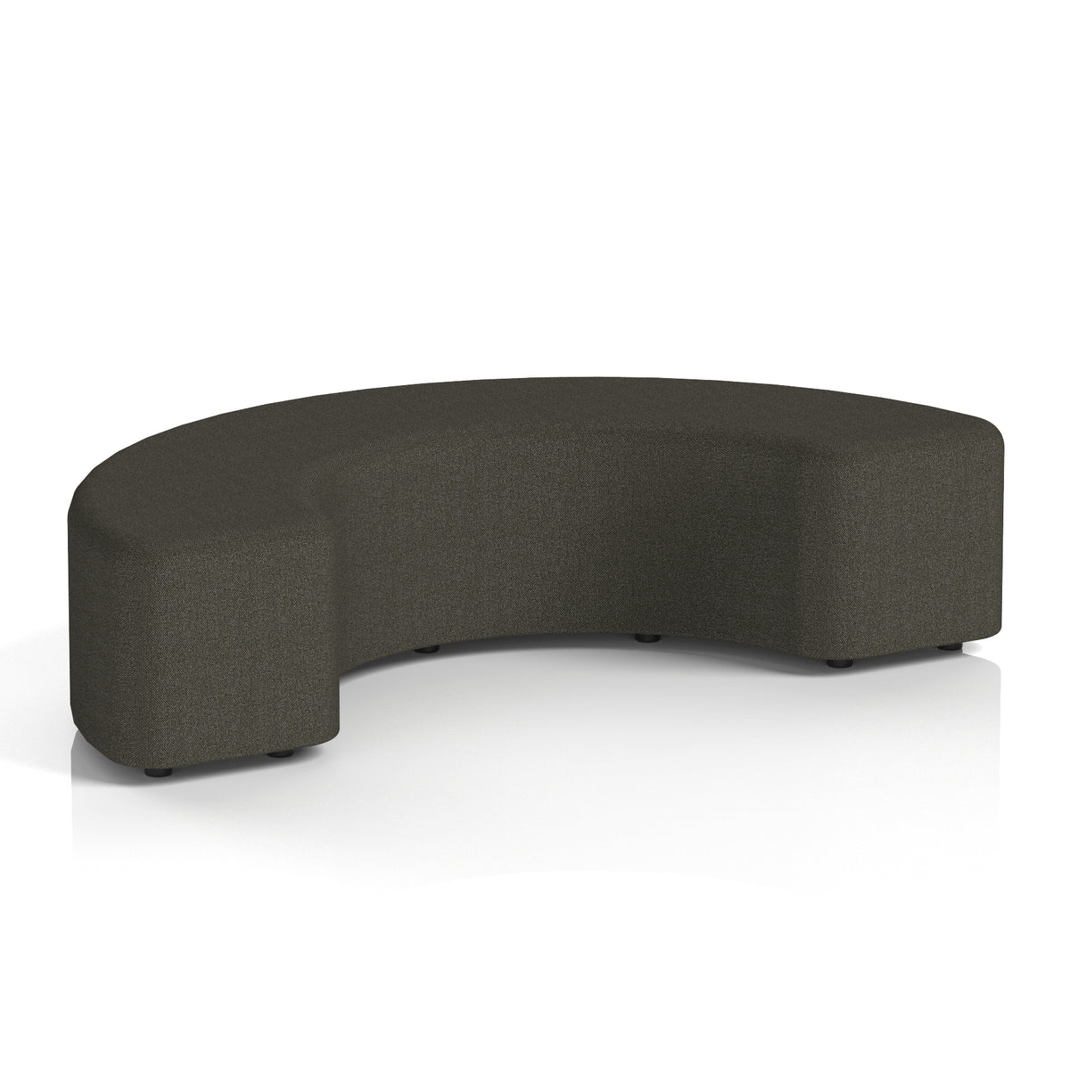 Commercial 180° Curved Stool – Single Tone | Crib 5 Contract Main Line Flax - Temple Body And Top - Industrious Decor