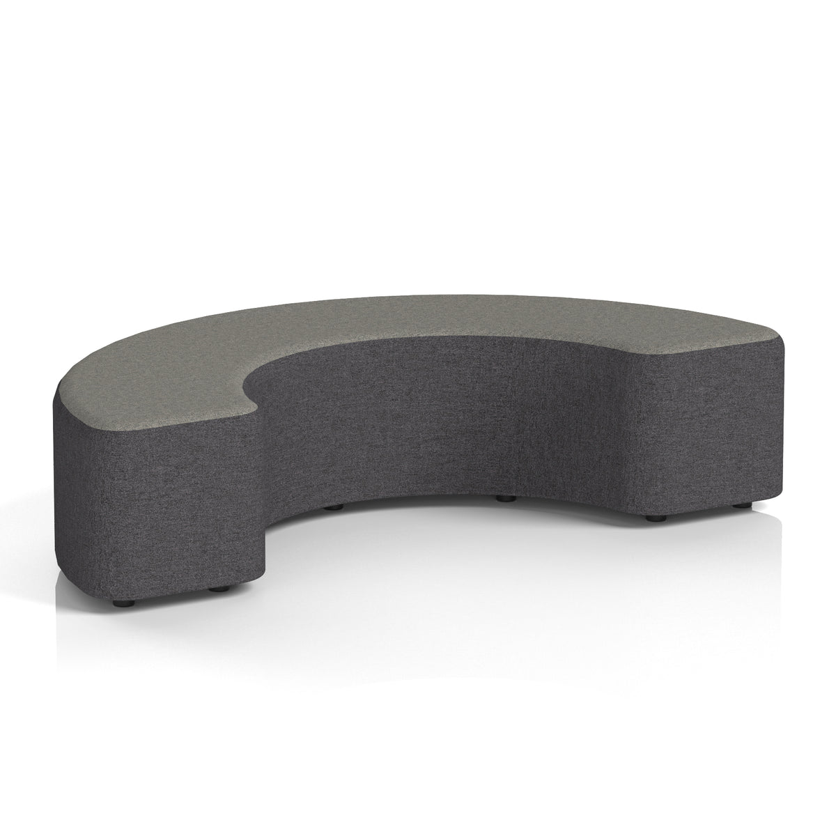 Commercial 180° Curved Stool Two Tone | Crib 5 Contract X2 - Arithmetic Body Number Top - Industrious Decor