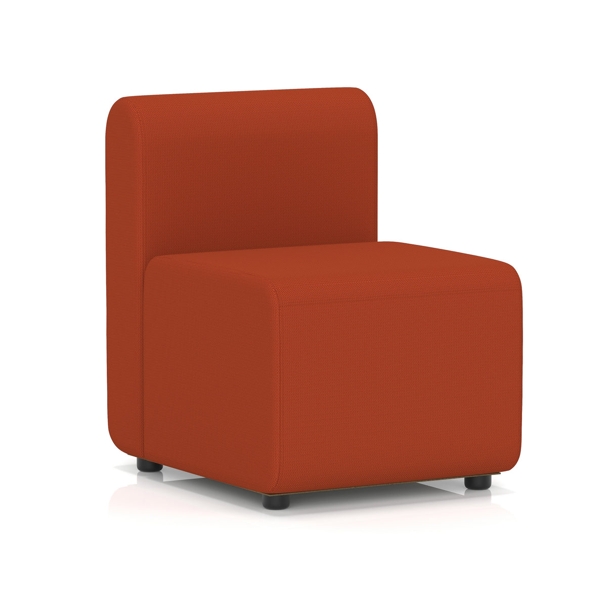Commercial low back modular seating unit – Experience