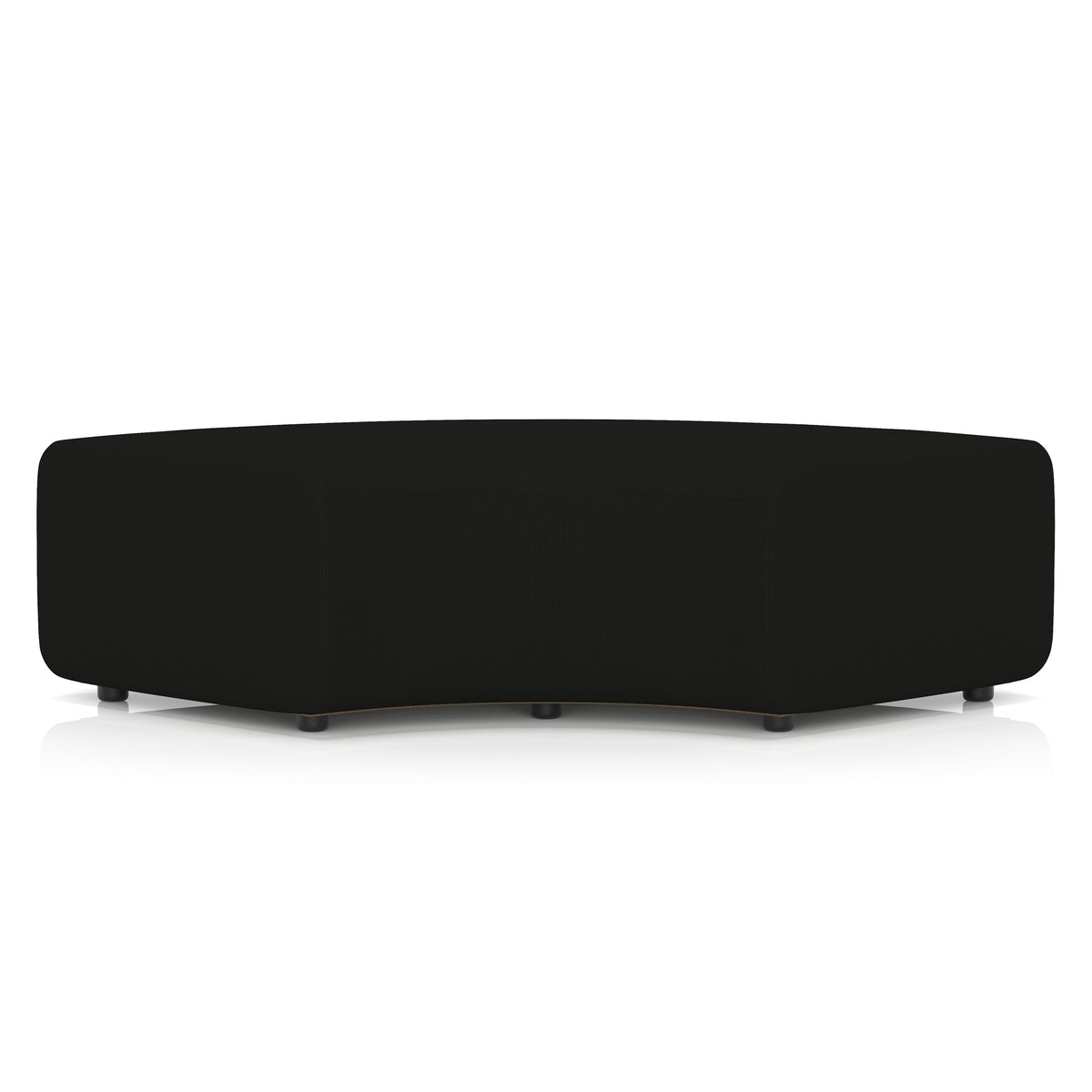 Commercial 90° Backless Curved Modular Seating – Crib 5 Contract Era - Forward - Industrious Decor