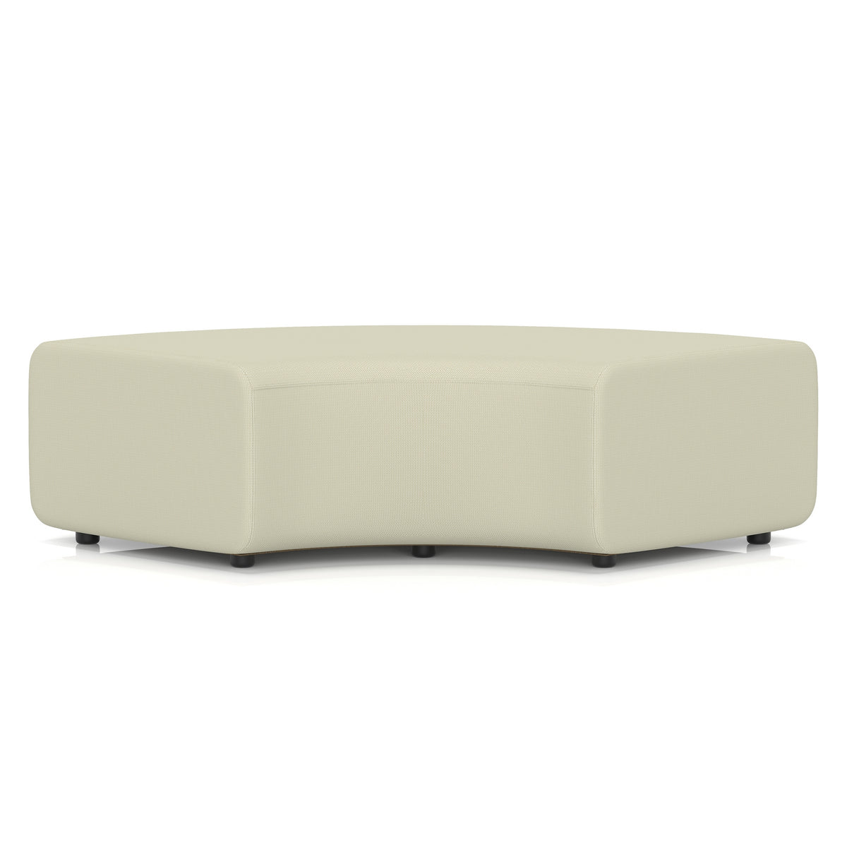 Commercial 90° Backless Curved Modular Seating – Crib 5 Contract Era - Futurist - Industrious Decor