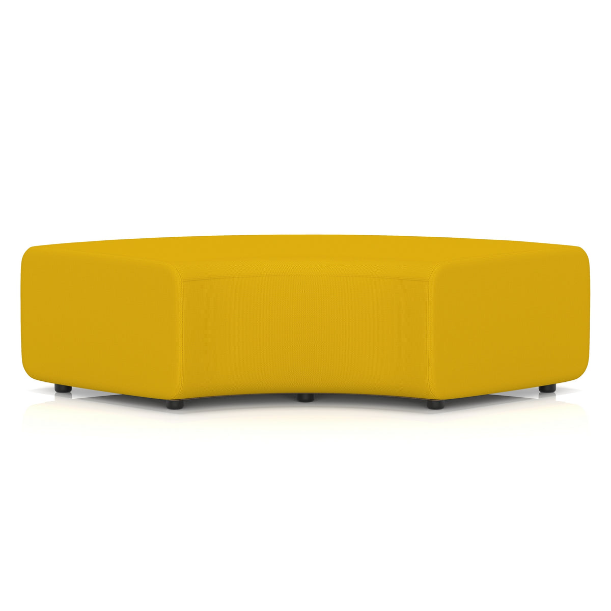 Commercial 90° Backless Curved Modular Seating – Crib 5 Contract Era - Occasion - Industrious Decor