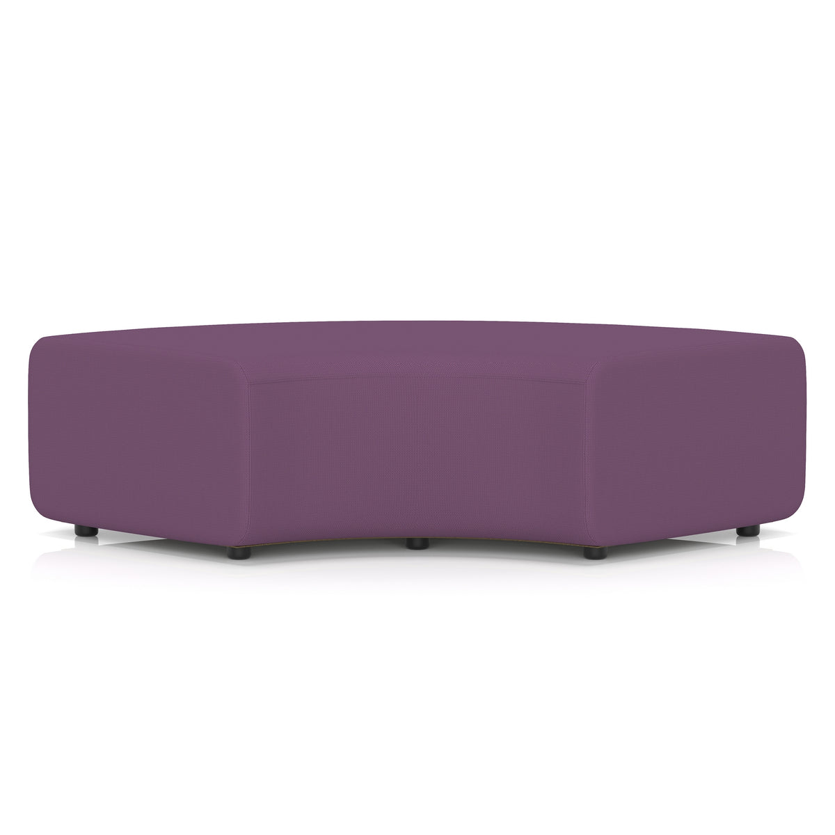 Commercial 90° Backless Curved Modular Seating – Crib 5 Contract Era - Prime - Industrious Decor