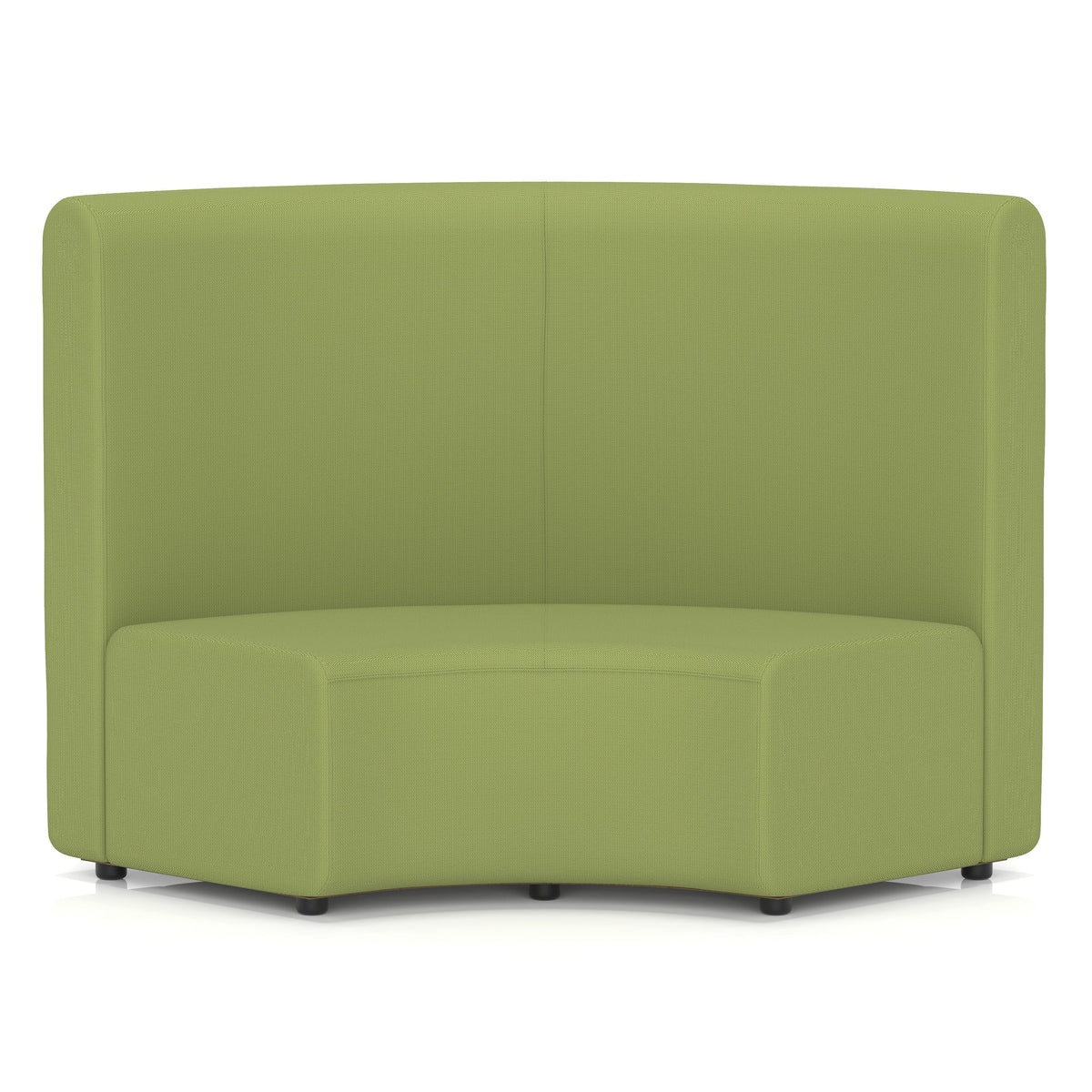 Commercial 90 degree inner curve modular seating high back in Era upholstery
