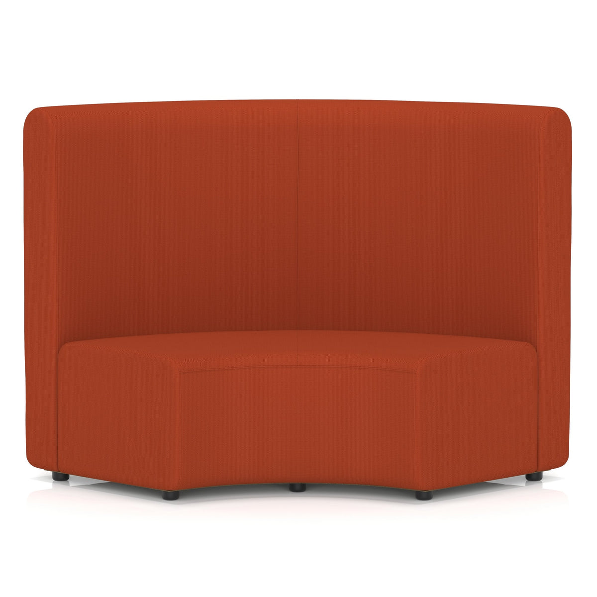 Commercial 90 degree inner curve modular seating high back – Experience