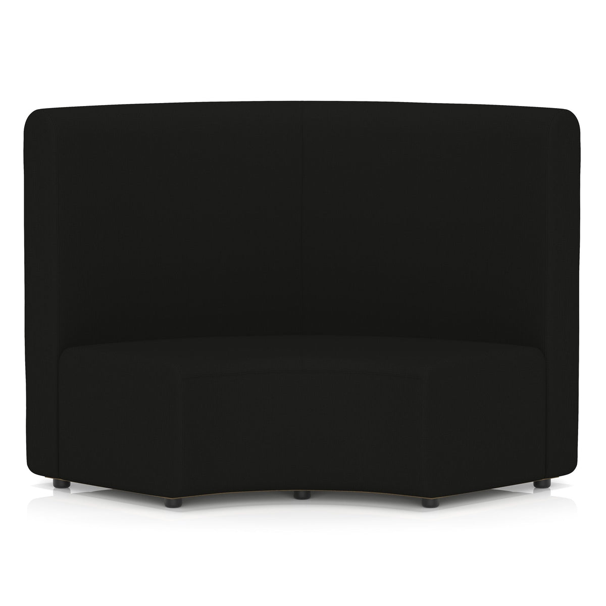 Commercial 90 degree inner curve modular seating high back – Forward