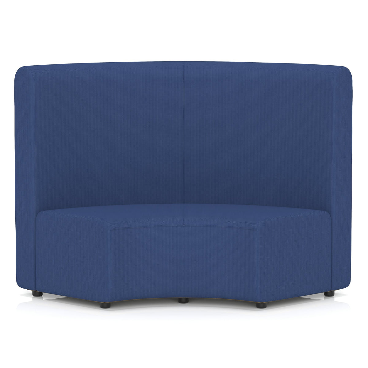 Commercial 90 degree inner curve modular seating high back – Perennial