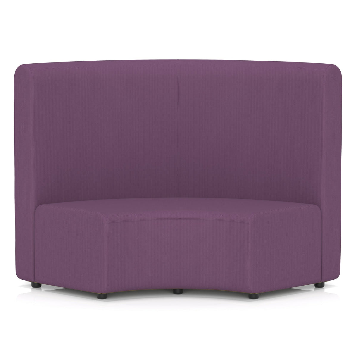 Commercial 90 degree inner curve modular seating high back – Prime