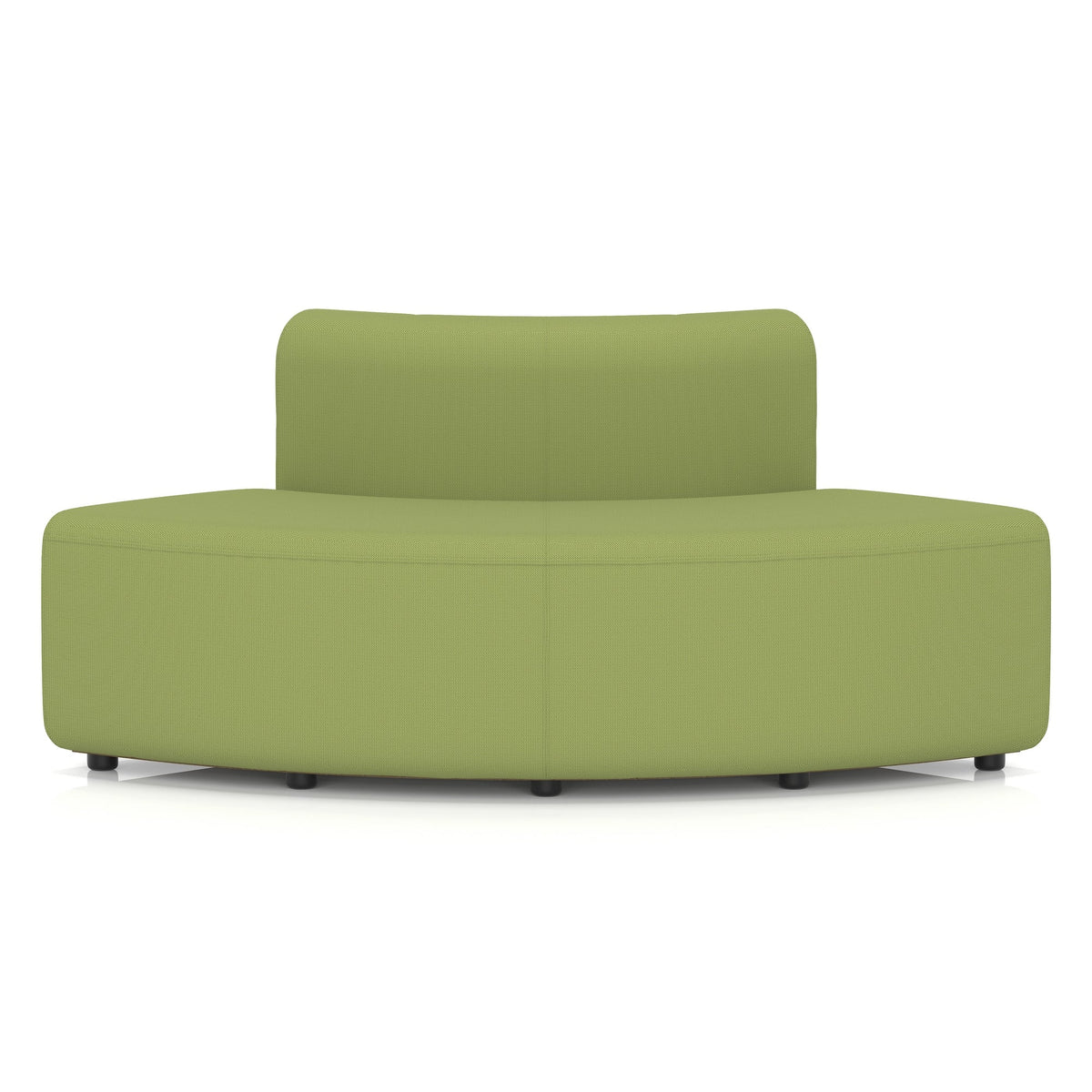 Commercial 90 degree outer curve modular seating low back – Endurance