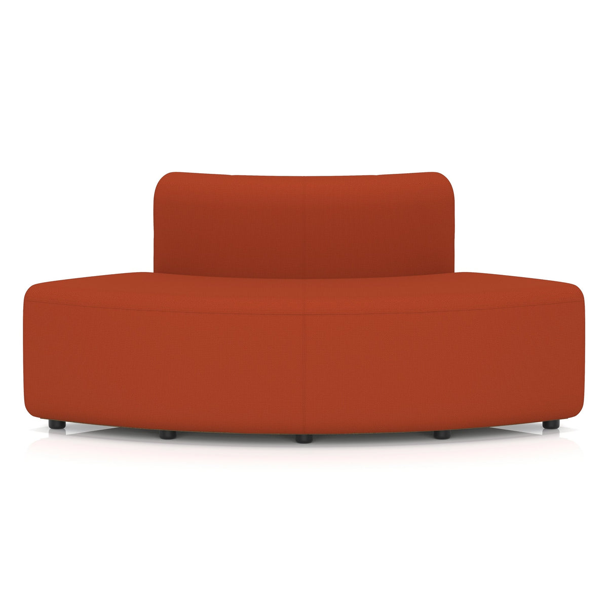 Commercial 90 degree outer curve modular seating low back – Experience