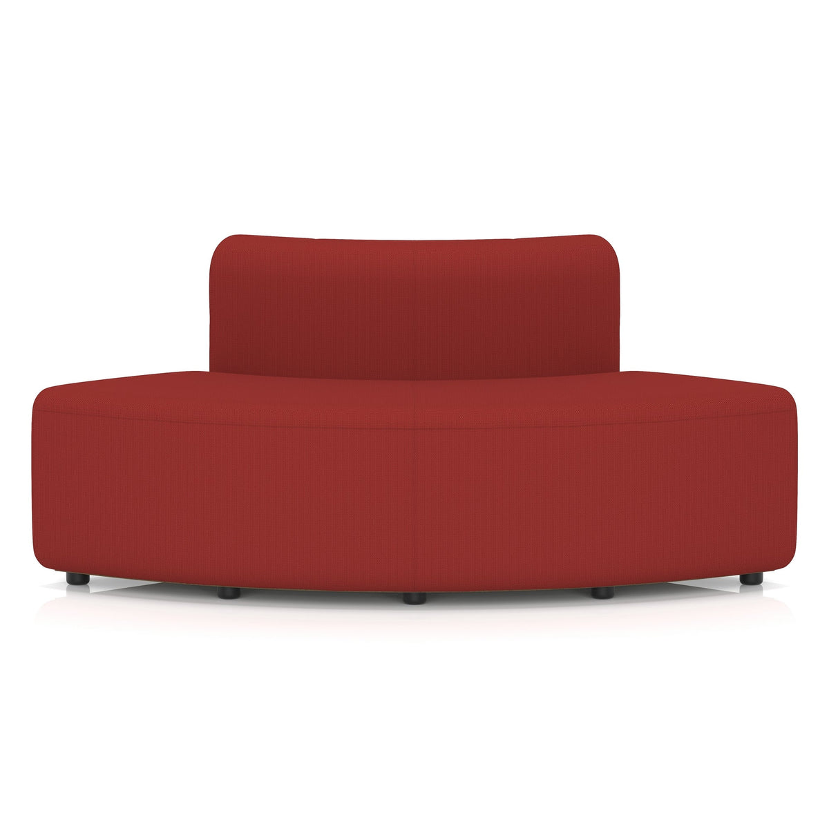 Commercial 90 degree outer curve modular seating low back – Extent