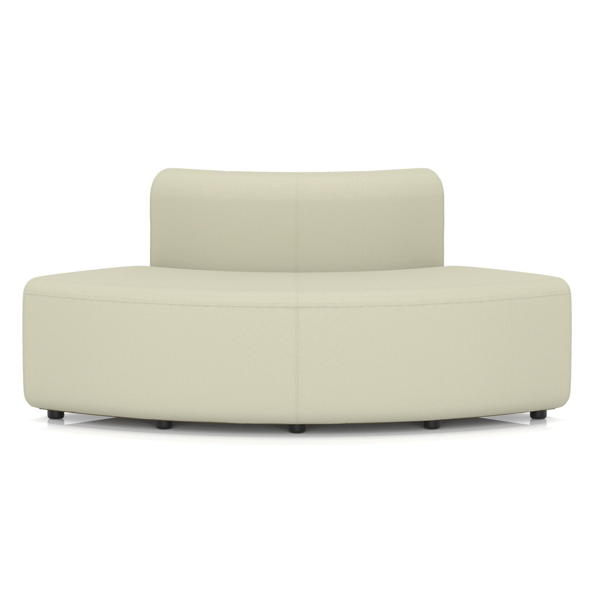 Commercial 90 degree outer curve modular seating low back – Futurist