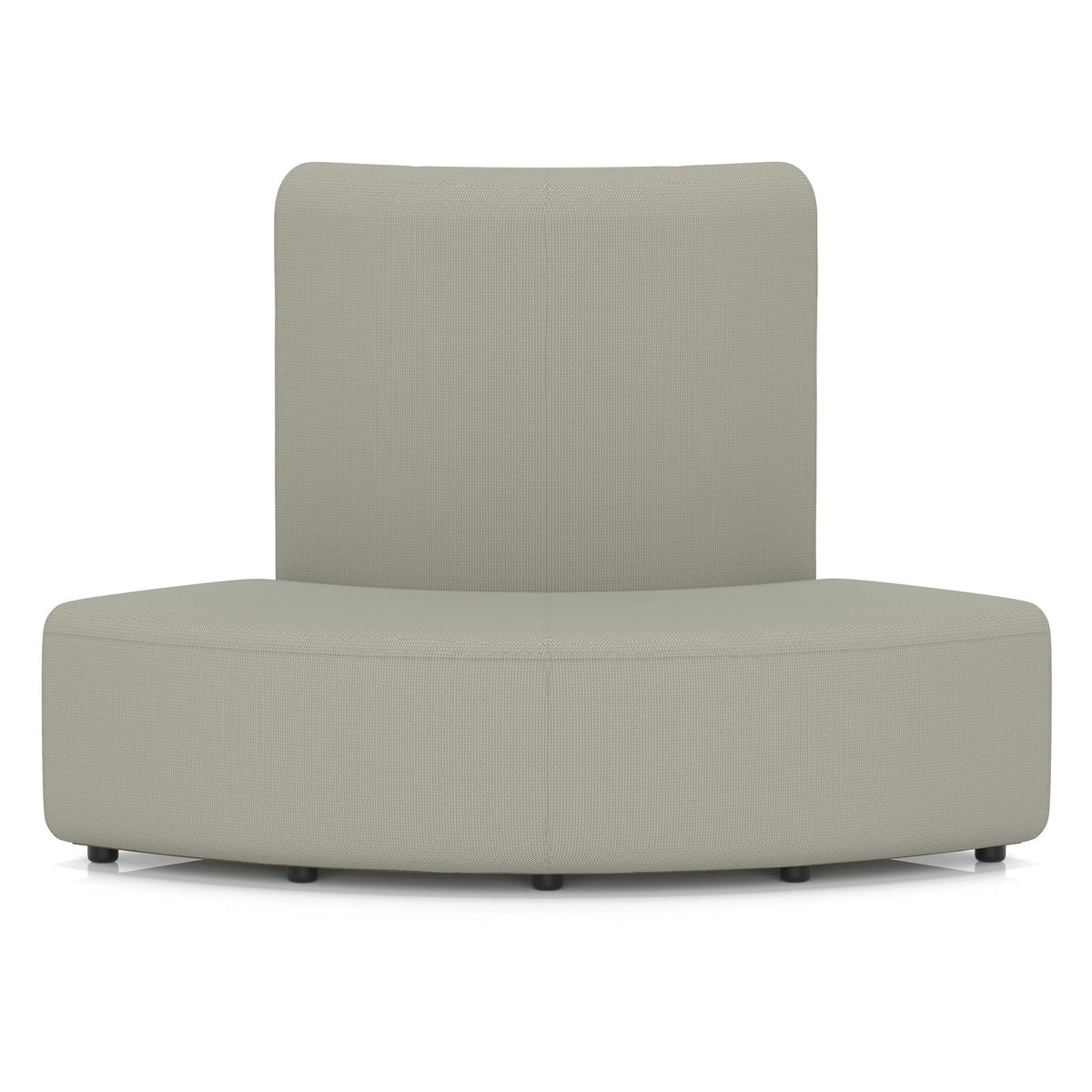 Commercial 90° Outer Curve Modular Seating – High Back – Crib 5 Contract Generation - Industrious Decor