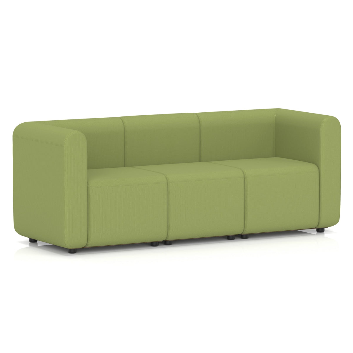 Commercial 3 seater modular sofa in Era upholstery