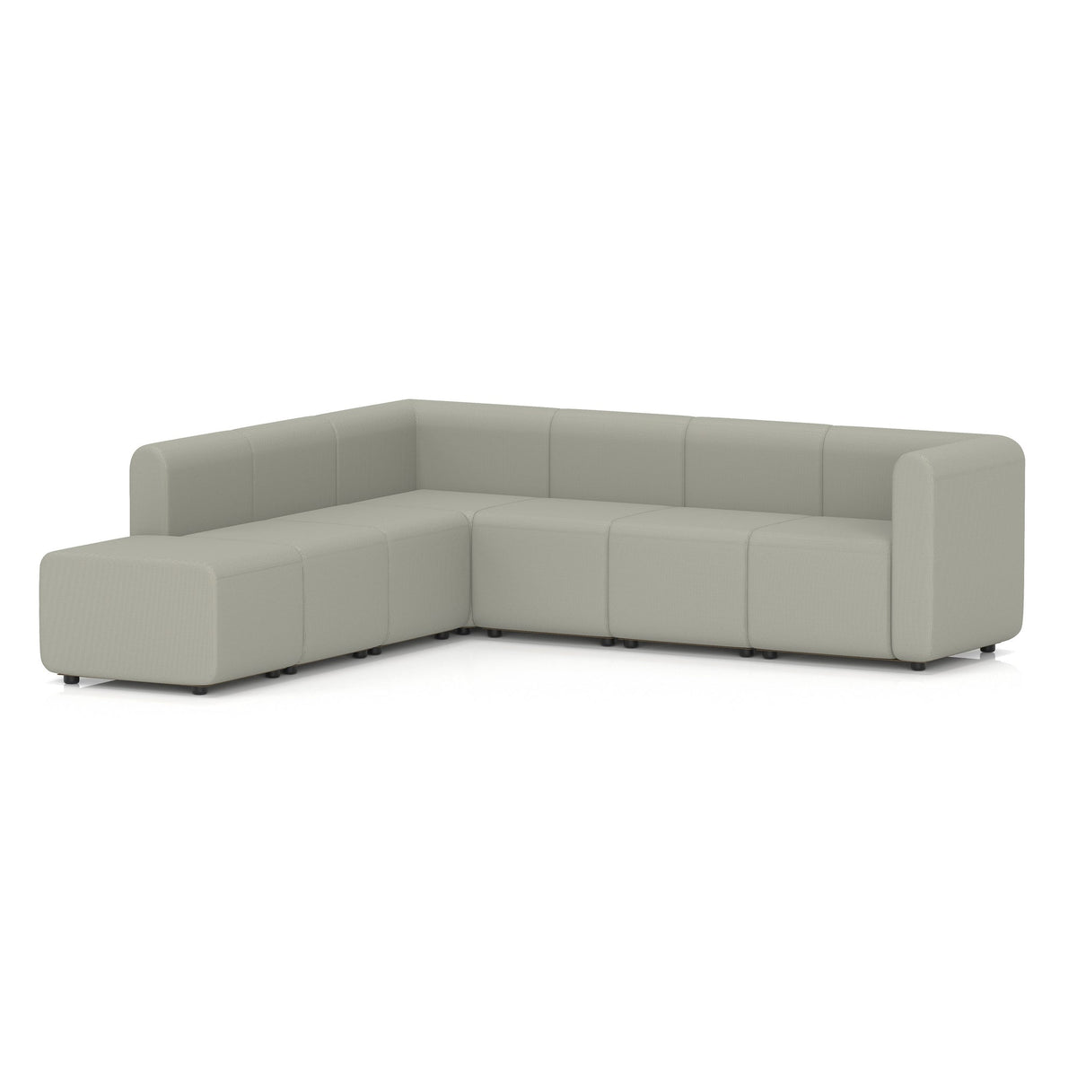 Commercial L-shaped modular sofa left arm chaise – Generation