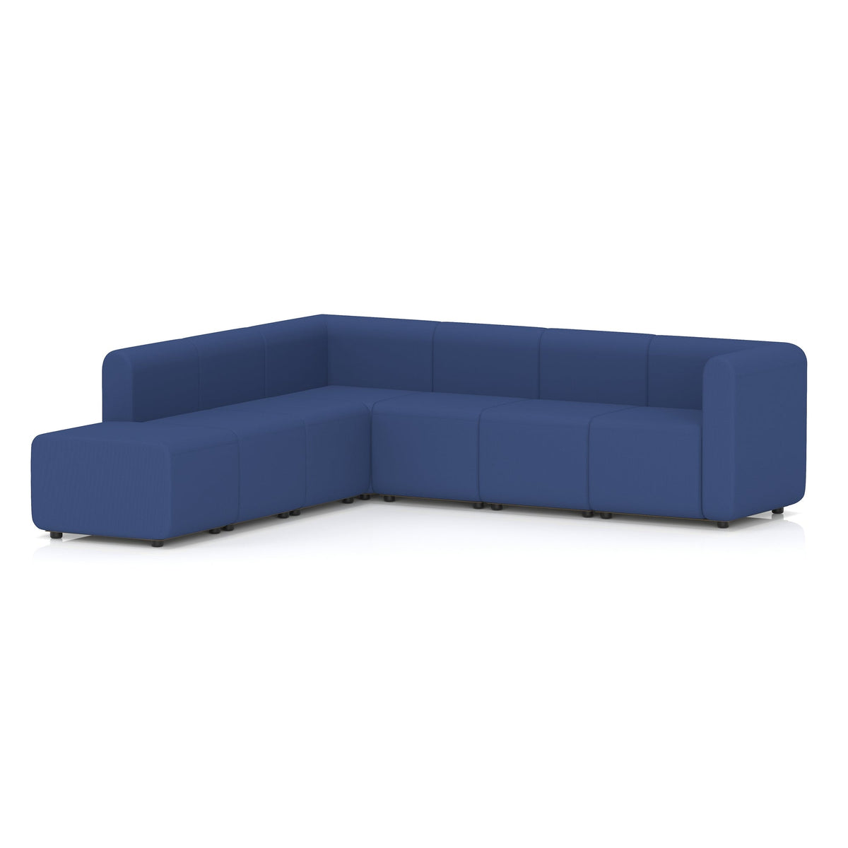 Commercial L-shaped modular sofa left arm chaise – Perennial