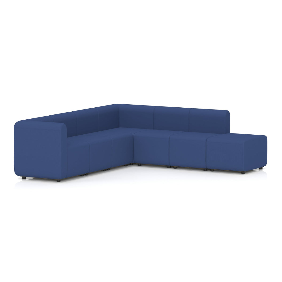 Commercial L-shaped modular sofa right arm chaise – Perennial