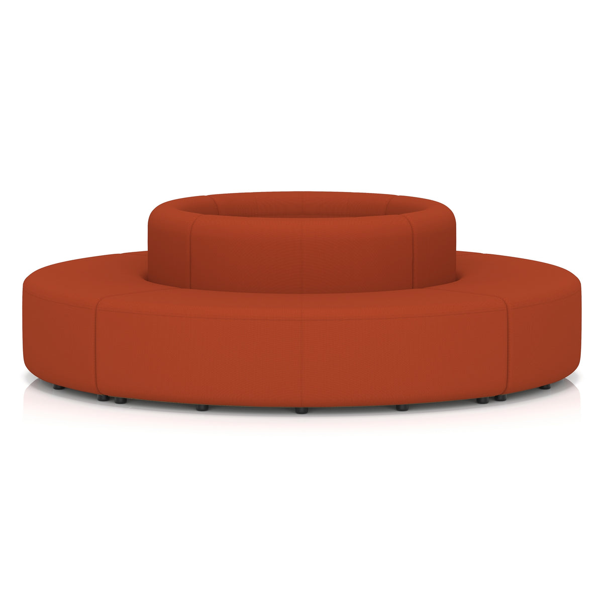Commercial circular island seating low back – Experience