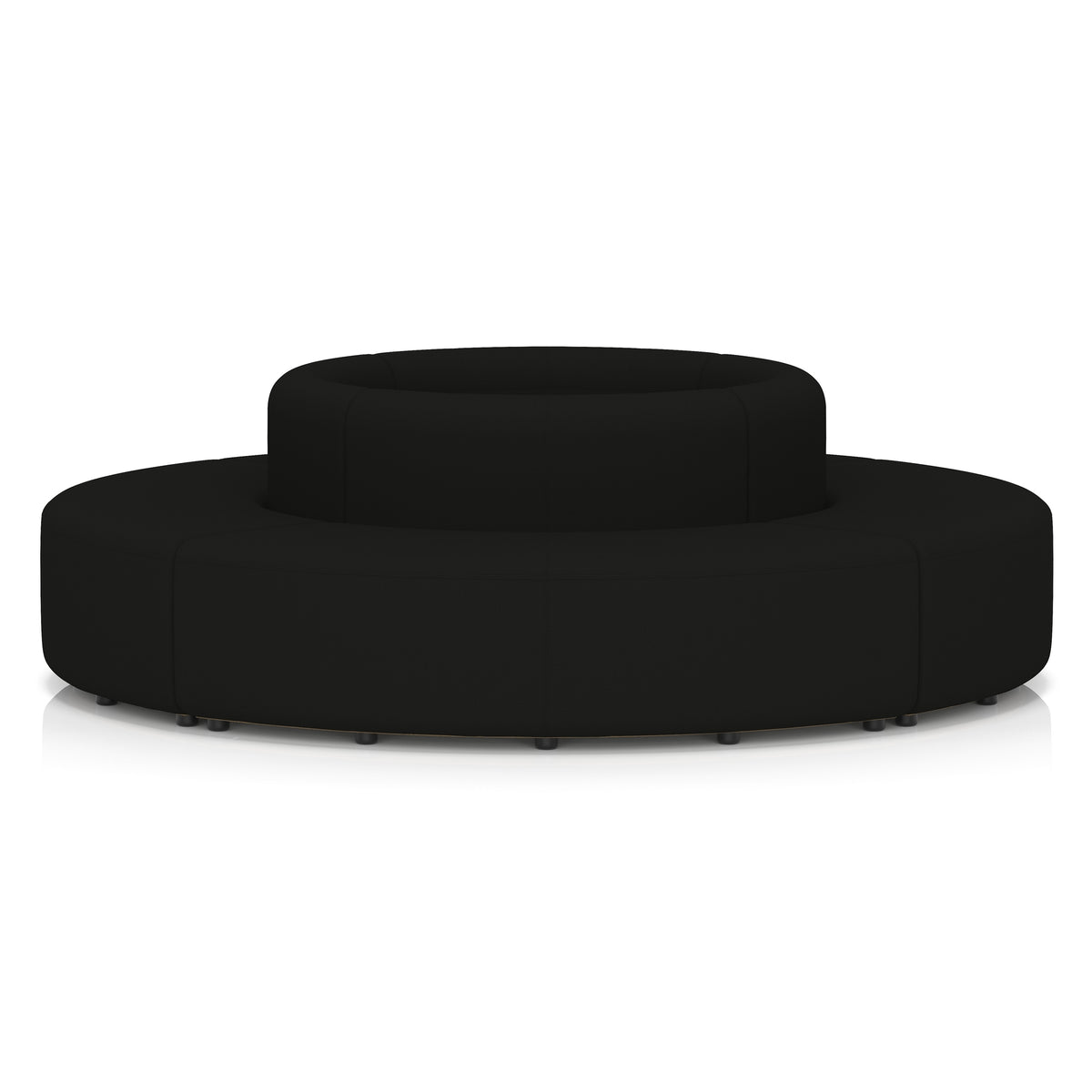 Commercial circular island seating low back – Forward