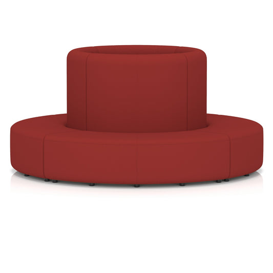 Commercial Circular Island Seating – High Back – Crib 5 Extent - Industrious Decor