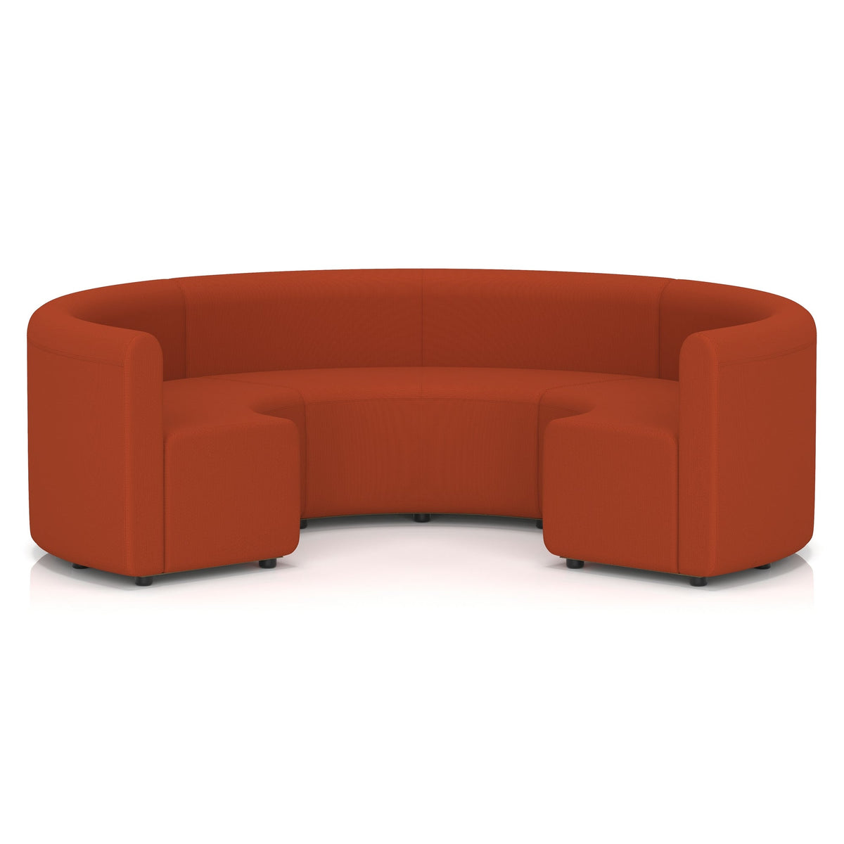 Commercial circular booth seating low back – Experience